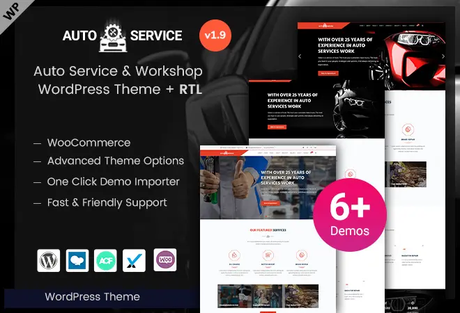 Auto Service and Workshop WordPress Theme