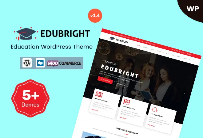 Edubright | Education Online Courses WordPress Theme