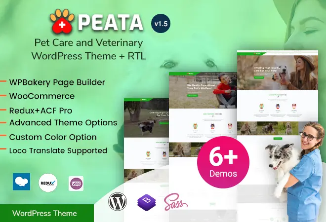 Pet Care WordPress Theme