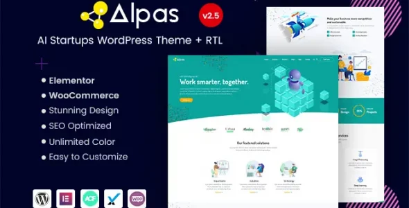 Alpas - Elementor AI Startups WordPress Theme