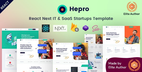 Hepro - React Next IT & SaaS Template