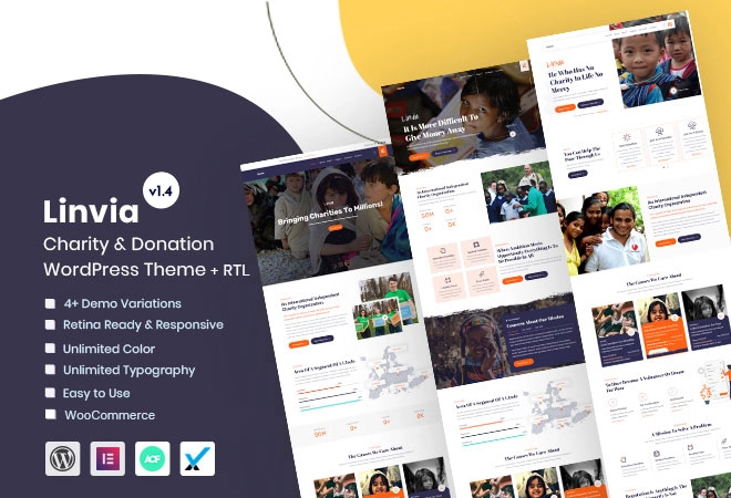 Charity Foundation WordPress Theme