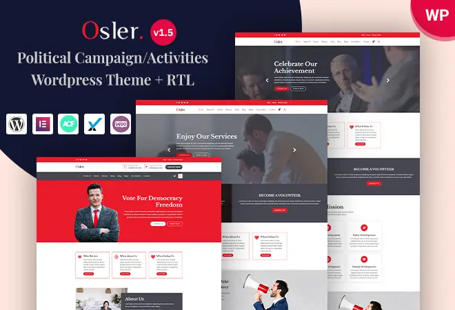 Political Campaign and Activities WordPress Theme