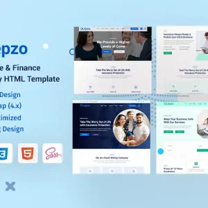 Insurance & Finance Company HTML Template