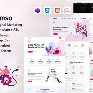 SEO & Digital Marketing HTML Template