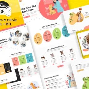 Pet Care & Clinic HTML Template