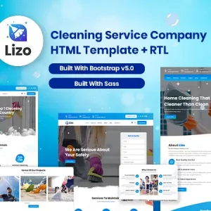 Cleaning Service Company HTML Template