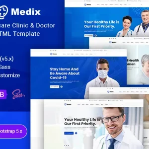 Healthcare Clinic & Doctor HTML Template