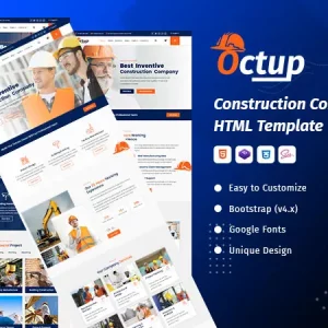 Construction Company HTML Template