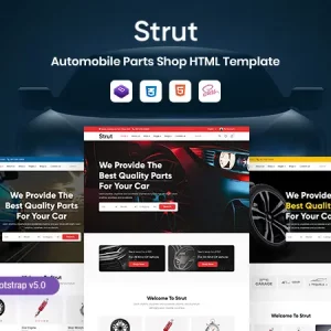 Automobile Parts Shop HTML Template