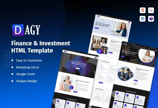 Finance & Investment HTML Template