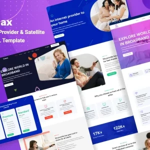 Imax – Internet Service Provider & Satellite TV HTML Template
