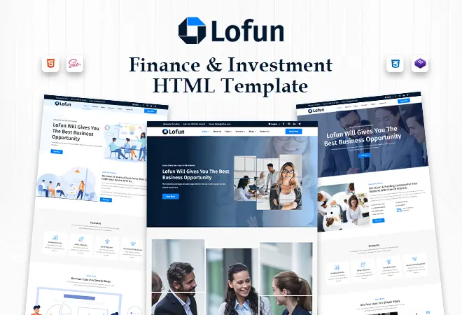 Loans & Funding HTML Template