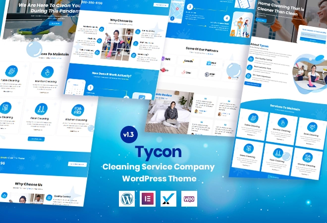 Cleaning Service Company WordPress Theme