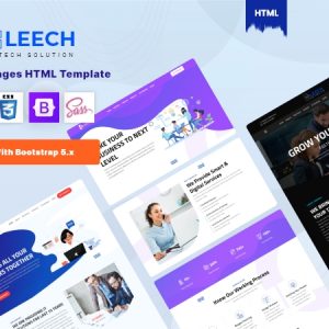 Landing Pages HTML Template + RTL