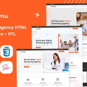 Bimu - Digital Agency HTML Template