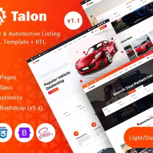 Car Dealer & Automotive Listing HTML Template