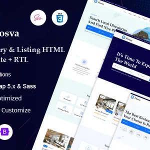 Directory & Listing HTML Template + RTL