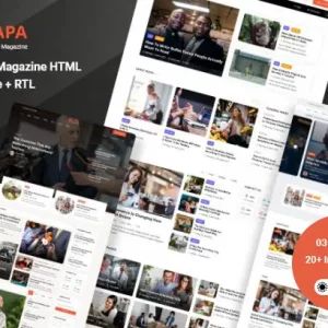News Magazine HTML Template
