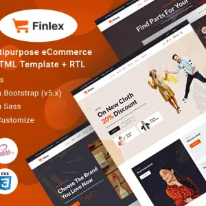 Finlex - Multipurpose eCommerce HTML Template