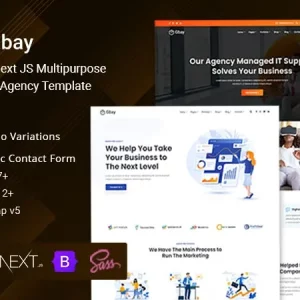 Gbay - Multipurpose Startup Agency React Template
