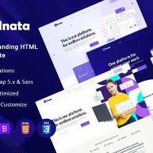 SaaS Landing HTML Template