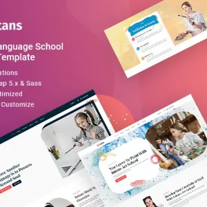 Art, Music & Language School HTML Template