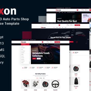 Angular 13 Auto Parts Shop eCommerce Template
