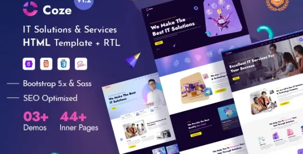 Coze - IT Solutions & Technology Services HTML Template
