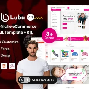 Luba - Multi-niche eCommerce HTML template