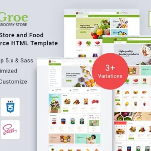 Groe - Grocery Store & Food eCommerce HTML Template