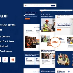 Muxi - Construction HTML Template
