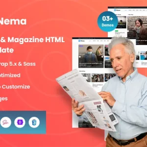 Nema - News Magazine HTML Template