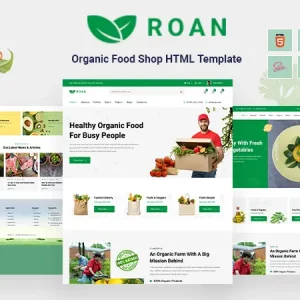 Roan - Organic Food Shop HTML Template