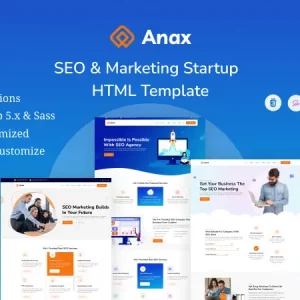 Anax - SEO & Marketing Startup HTML Template