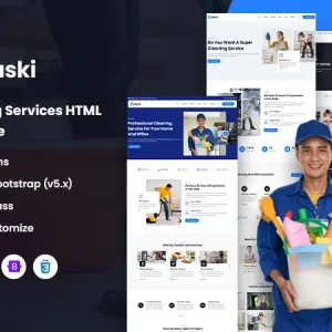 Baski - Cleaning Services HTML Template