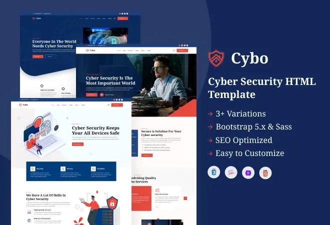 Cybo - Cyber Security HTML Template