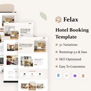 Felax - Hotel Booking HTML Template