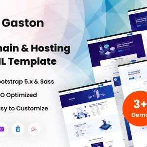 Gaston - Domain & Hosting Services HTML Template