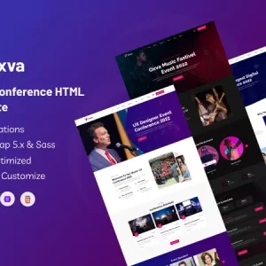 Oxva - Event Conference HTML Template
