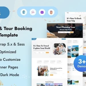 Teva - Travel & Tour Booking HTML Template