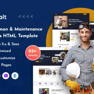 Holt - Handyman & Maintenance Services HTML Template