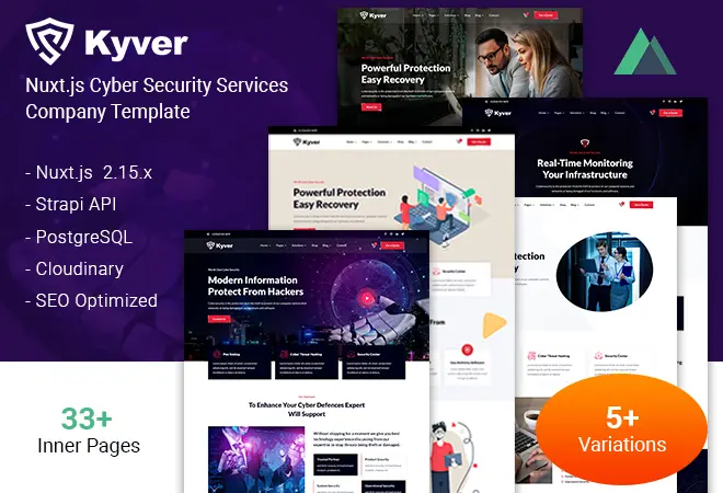 Cyber Security Services Vue Template