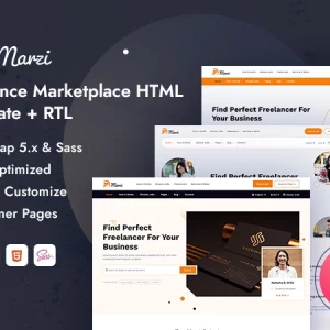 Marzi - Freelance Marketplace HTML Template