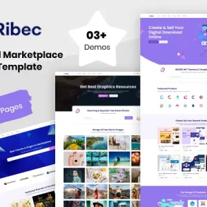 Digital Marketplace HTML Template