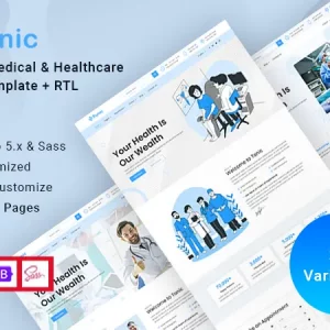 Doctor, Medical and Healthcare HTML Template