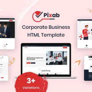 Pixab - Corporate Business HTML Template