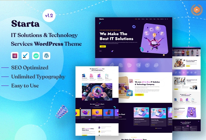 IT Solutions & Technology Services WordPress Theme
