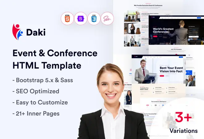 Event & Conference HTML Template
